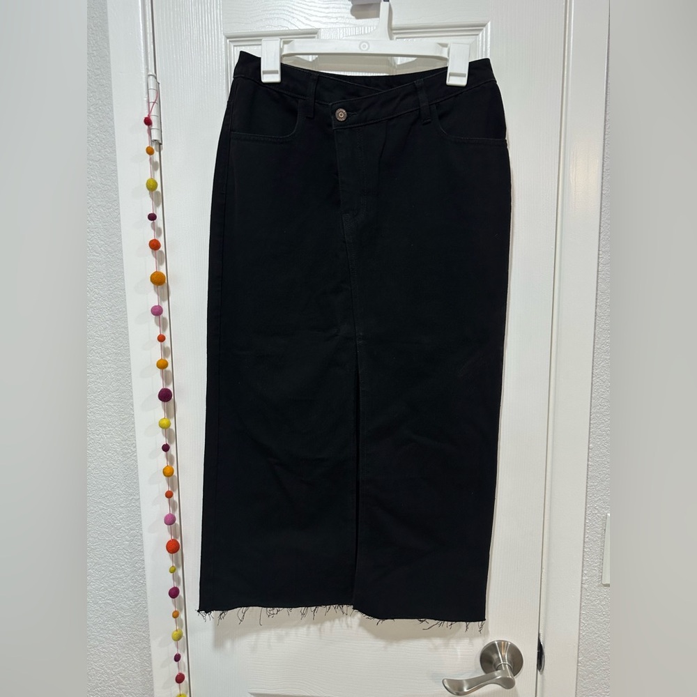Midi Denim Skirt